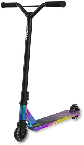 LifeGoods Stuntstep Fly Pro - 6+ Jaar - Step voor Kinderen - Jongens/Meisjes - 100mm - 100KG - Regenboog