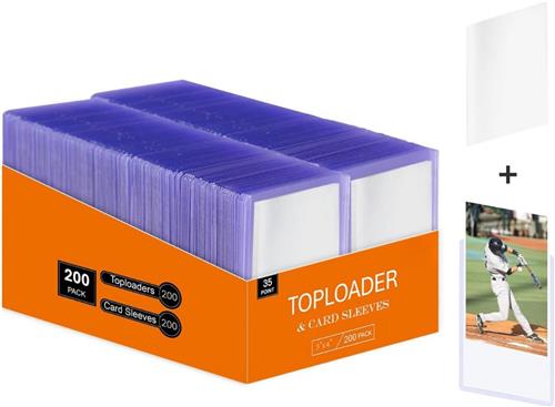 Toploader - Kaartenhouder - Trading cards bescherming - Pokémon kaarten opbergen - Verzamelaarsaccessoires - TCG kaarten - MTG - Sportkaarten - Kaartbescherming - Kaarten display - Kaarten bewaren