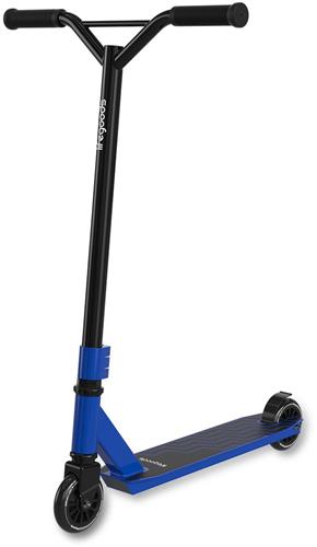 LifeGoods Stuntstep Fly X - 6+ Jaar - Step voor Kinderen - Jongens/Meisjes - 100mm - 100KG - Zwart/Blauw