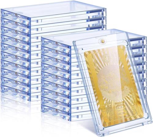 Toploader - Kaartenhouder - Trading cards bescherming - Pokémon kaarten opbergen - Verzamelaarsaccessoires - TCG kaarten - MTG - Sportkaarten - Kaartbescherming - Kaarten display - Kaarten bewaren