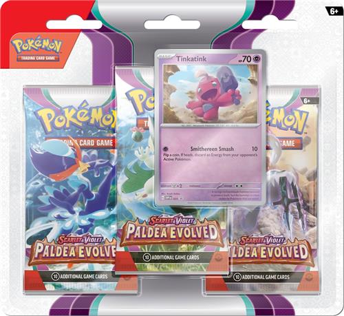 Pokémon Scarlet & Violet Paldea Evolved Blister (3 Boosters)