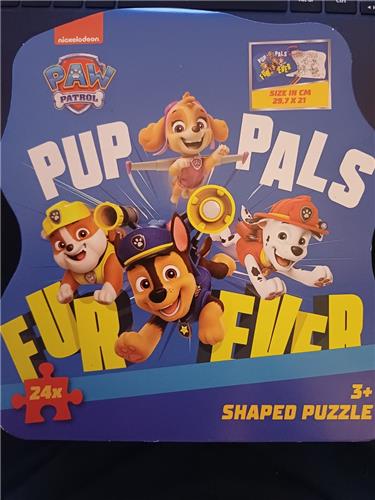 paw patrol kleurpuzzel 24 stukjes