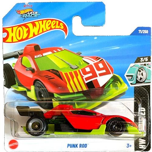 HOT WHEELS PUNK ROD GREEN RED 71/250 1:64 HW MODIFIED 3/5 2025