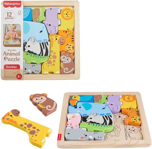 Fisher-Price Houten Dierenpuzzel