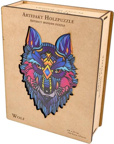 Philos Artefact Houten Puzzel 2 in 1 Kat (160).