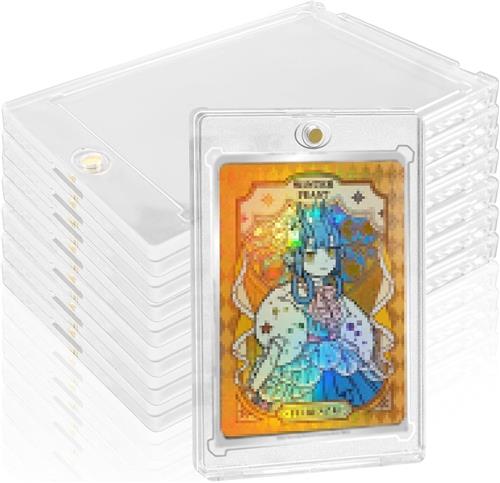 Toploader - Kaartenhouder - Trading cards bescherming - Pokémon kaarten opbergen - Verzamelaarsaccessoires - TCG kaarten - MTG - Sportkaarten - Kaartbescherming - Kaarten display - Kaarten bewaren