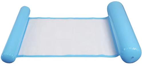 Blauwe Waterhangmat - Drijvend bed - Waterbed - Oranje - Hangmat voor in het zwembad - Universeel - Opblaasbaar - Chillbedje voor zwembad - 120CM - Water hammock - CHPN