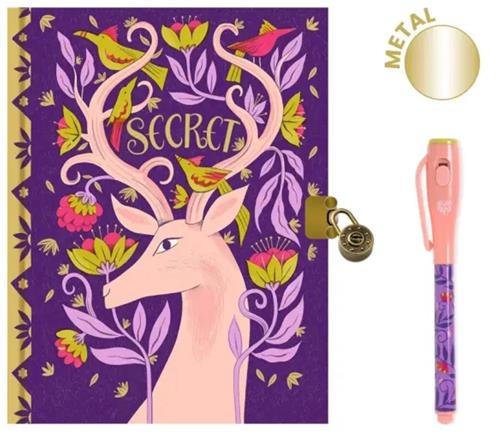 Djeco Dagboek A-5 met magic pen en slot