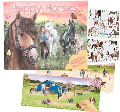 Depesche - Create Your Happy Horses stickerboek