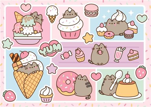 Trefl Sweet Pusheen - Teile.