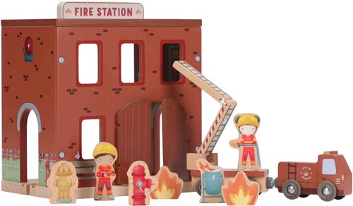 Little Dutch houten Brandweerkazerne FSC