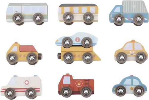 Little Dutch houten Voertuigenset FSC