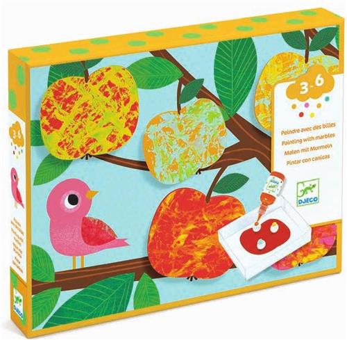DJECO - Schilderen met knikkers - DJ09685 - 3 tot 6 jaar