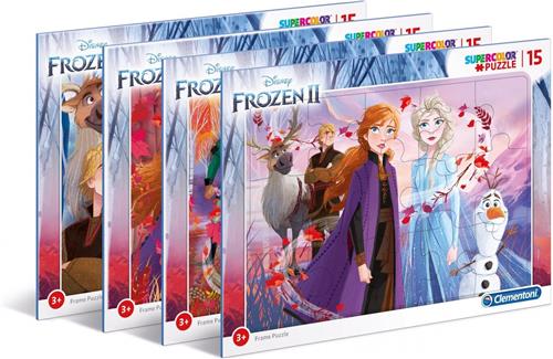 Clementoni Legpuzzel Frame Frozen Ii Gekko 15 Stukjes