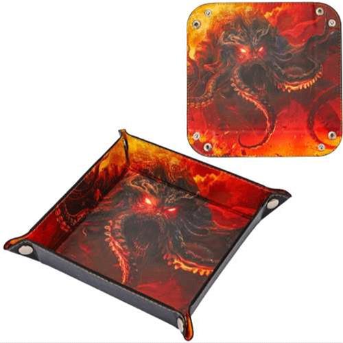 Dobbelbak PVC Kraken Rood 16 cm.