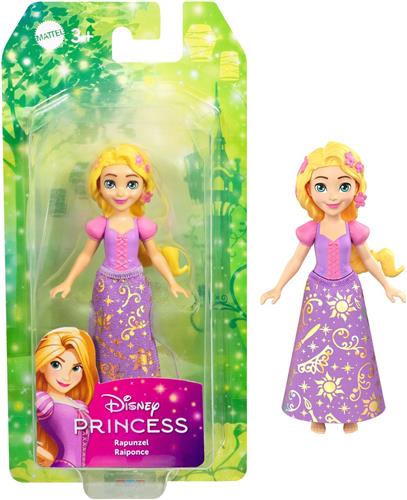 Disney Princess Rapunzel Core Small Doll, Kleine pop, Vrouw, 3 jaar, Jongen/meisje, 95,4 mm, 50 g