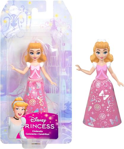 Disney Princess Cinderella Core Small Doll, Kleine pop, Vrouw, 3 jaar, Jongen/meisje, 95,4 mm, 50 g