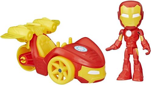 Marvel Spidey and His Amazing Friends Iron Racer, Voertuig, 3 jaar, Kunststof, Rood, Geel