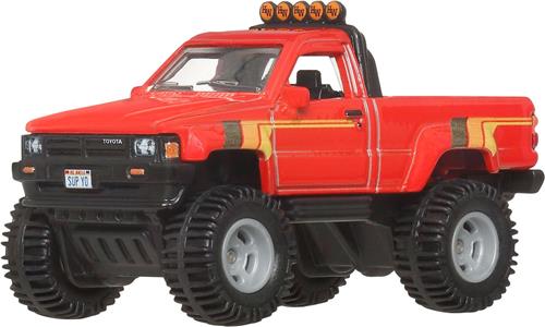 Hot Wheels Car Culture HW Off-Road 1987 Toyota Pickup Truck, Auto, 3 jaar, Metaal, Kunststof, Zwart, Rood