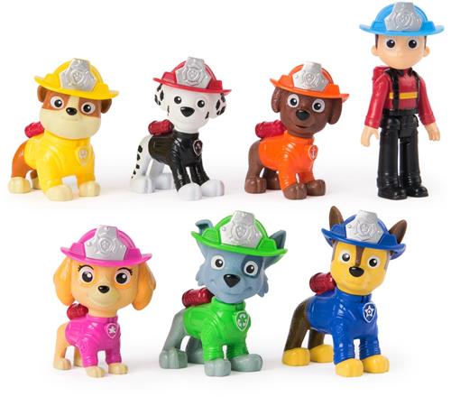PAW Patrol - Brandweerredding - Speelfigurenset met 7 verzamelfiguren