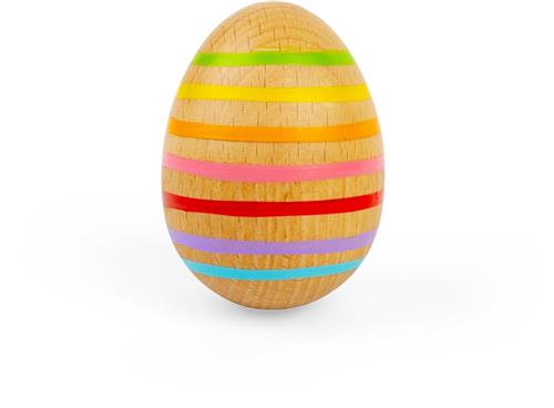 Muziekinstrument - Sambabal - Eivormig - 5x7cm - Hout