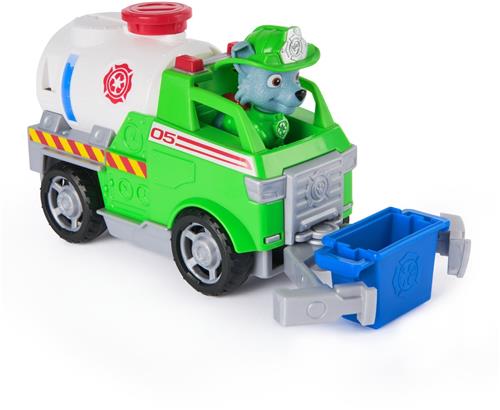 PAW Patrol - Brandweerredding - Rocky's brandweertanker - speelgoedvoertuig met speelfiguur