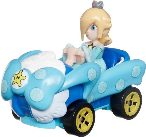Hot Wheels Mario Kart MarioKart Mario Rosalina Birthday Girl, Voertuig, 3 jaar, Kunststof, Meerkleurig