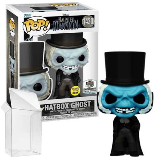 Funko Pop! Disney: Haunted Mansion - Hatbox Ghost #1430 Funko Hollywood Exclusive Glows in the Dark