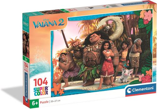 Clementoni - Puzzel - 104 Stukjes - Disney Nieuwe Kerstfilm - Kinderpuzzel - Vanaf 6 Jaar
