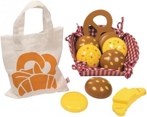 Goki Mandje Met Pistolets En Katoenen Boodschappentas