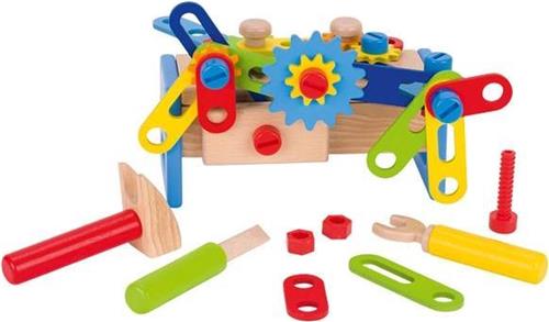 Goki houten werkbank en tevens gereedschapskist