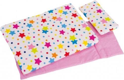 poppen beddengoed sterren dekbed + kussen