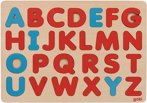 Alfabet puzzel in Montessori-stijl - Goki (57453)