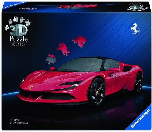 Ravensburger Iconics: Ferrari SF90 Stradale - 3D Puzzel