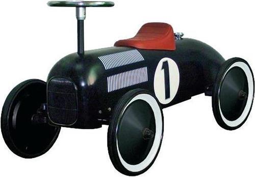 Goki Loopauto Nummer 1 Zwart