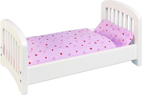 Goki Houten Poppenbed 54 X 29 X 25 Cm Wit