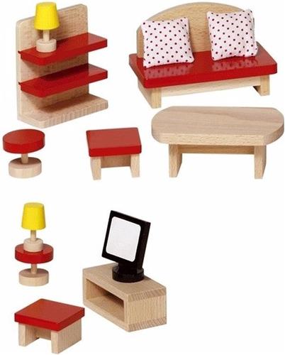 Poppenhuismeubeltjes woonkamer