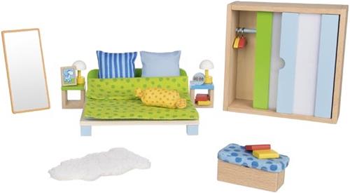 Goki Furniture for flexible puppets, bedroom