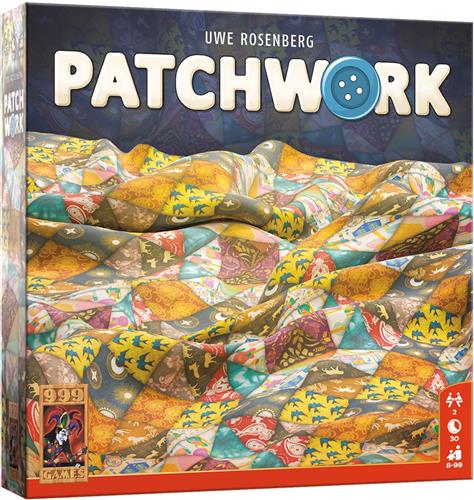 999 Games - Patchwork - Twee speler spel - Uitdagende puzzel voor 2