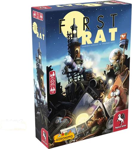 First Rat NL - GERONIMO GAMES - STRATEGISCH SPEL - VANAF 10 JAAR - VAN 1 TOT 5 SPELERS
