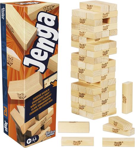 Jenga Vernieuwde Editie - Gezelschapsspel