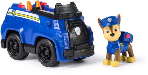 PAW Patrol Chases Patrol Cruiser, Politieauto, 3 jaar, Kunststof, Zwart, Blauw