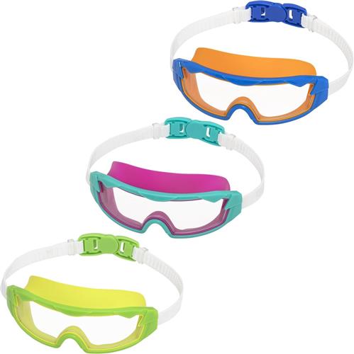 Bestway Tidal Surge Duikbril Blauw Oranje, 7 jaar.