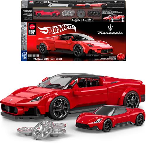 Mattel Brick Shop Hot Wheels Maserati MC20