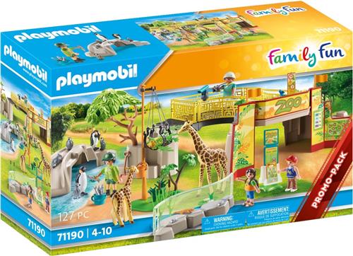 PLAYMOBIL Family Fun PROMO Avontuurlijke dierentuin/dierenpark - 71190