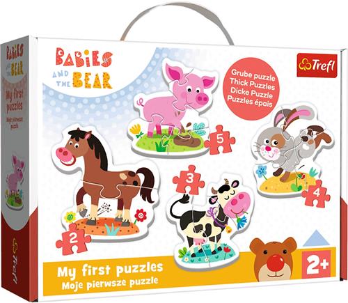 BABY PUZZEL BOERDERIJ DIEREN 14PCS