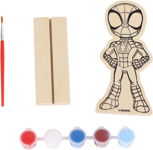Marvel Spidey Verfset  Spider-Man Houten Verven Knutselpakket  Inclusief Verf & Kwast