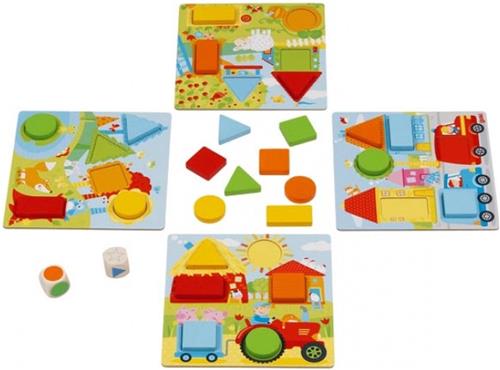 Kleuren Dobbelspel Vormen