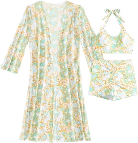 Bovista Bikini Set Dames - Strandjurk - Volwassenen - Strandtuniek - Blouse - Gemengd - Maat M