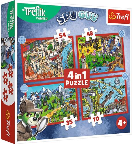 Trefl 34675, 70 stuk(s), Stripfiguren, 4 jaar